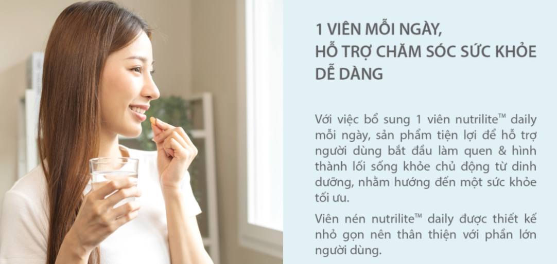 Cách nutrilite daily hỗ trợ sức khỏe