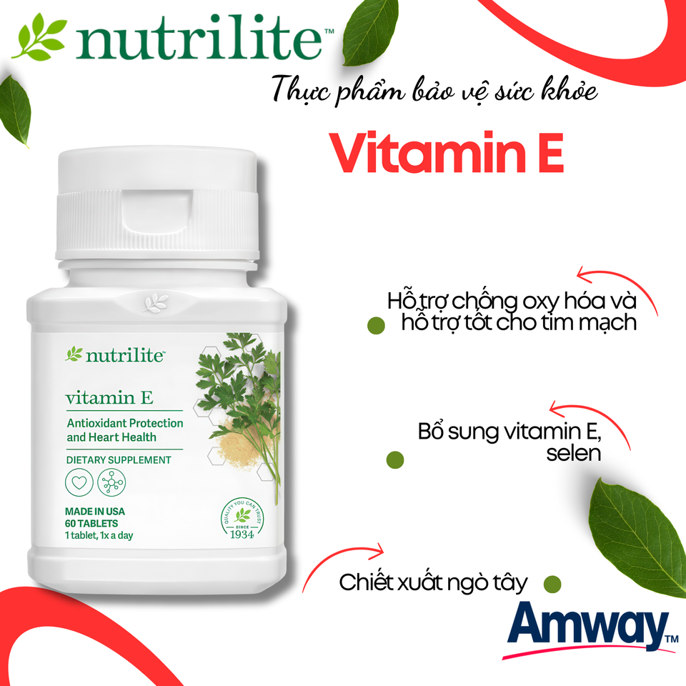 Câu hỏi thường gặp (FAQ) về Vitamin E Nutrilite