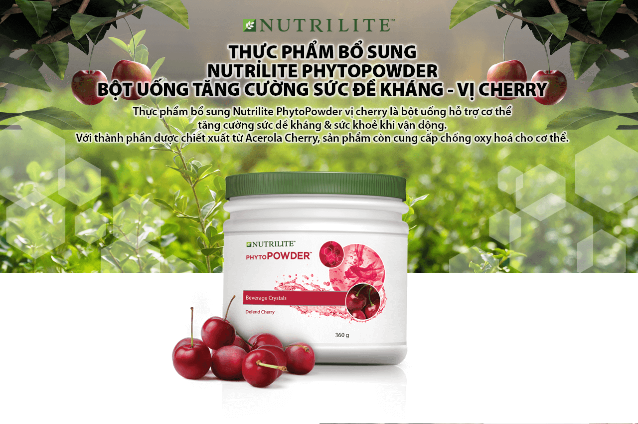 Đối tượng sử dụng nutrilite phytopowder electrolyte