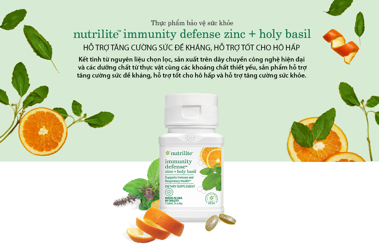 TP BVSK Immunity Defense ZinC - Giải Pháp Tăng Cường Miễn Dịch