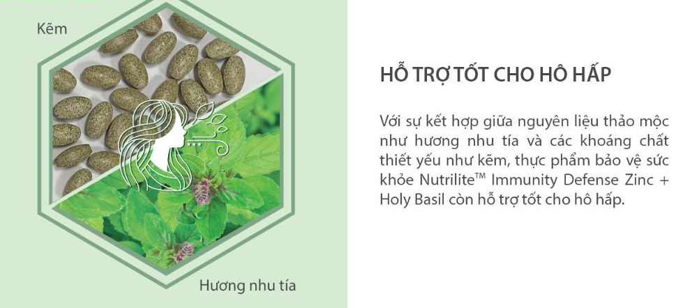 Thành phần nổi bật và nguồn gốc tự nhiên của TP BVSK Immunity Defense Zinc