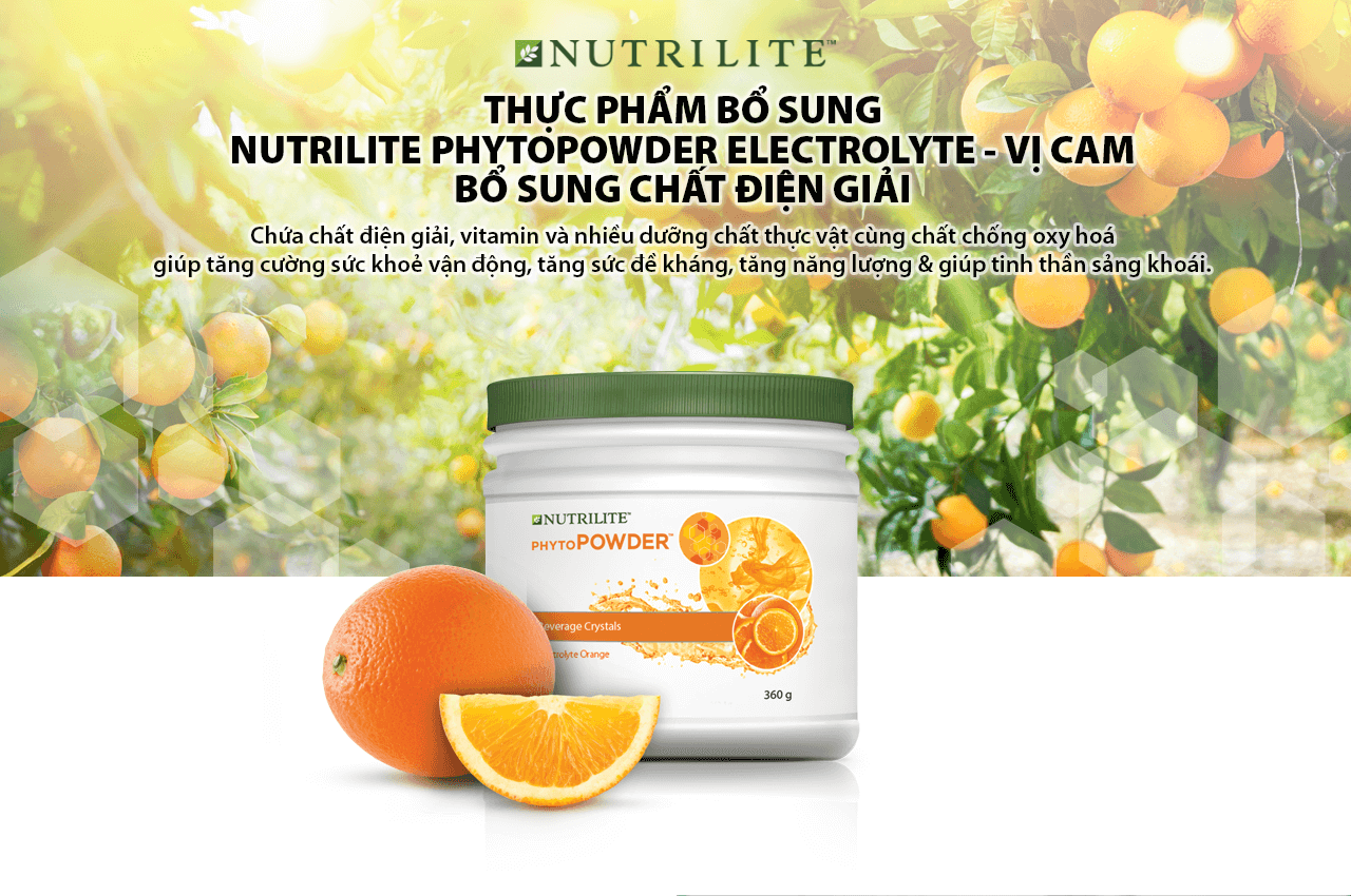 Thành phần và đặc điểm nổi bật của TPBS Phytopowder Electrolyte Vị Cam
