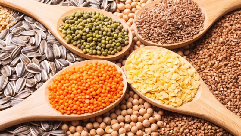 Các Loại Hạt Và Ngũ Cốc Nguyên Cám Giàu Vitamin B