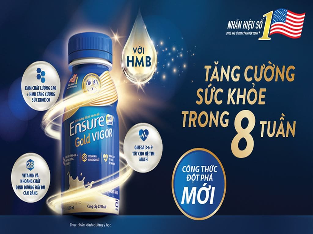 Ensure Gold bổ sung vitamin khoáng chất toàn diện