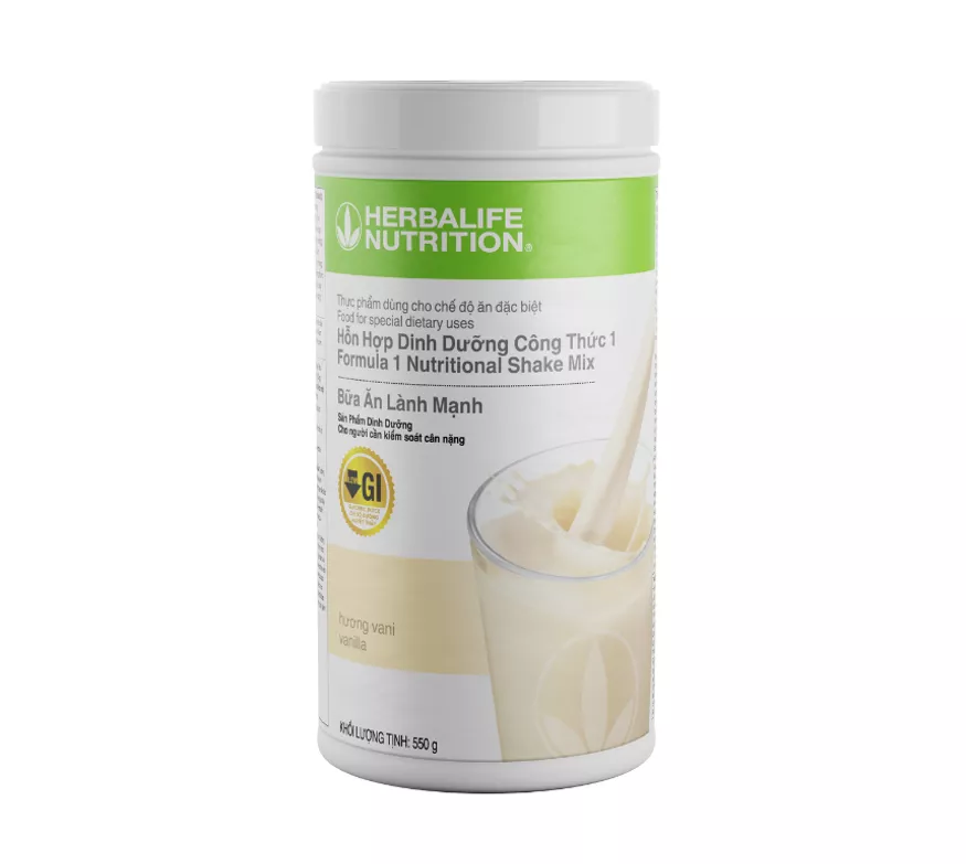 Herbalife F1 Hỗn Hợp Dinh Dưỡng Công Thức 1 Vị Vani - Kiểm Soát Cân Nặng