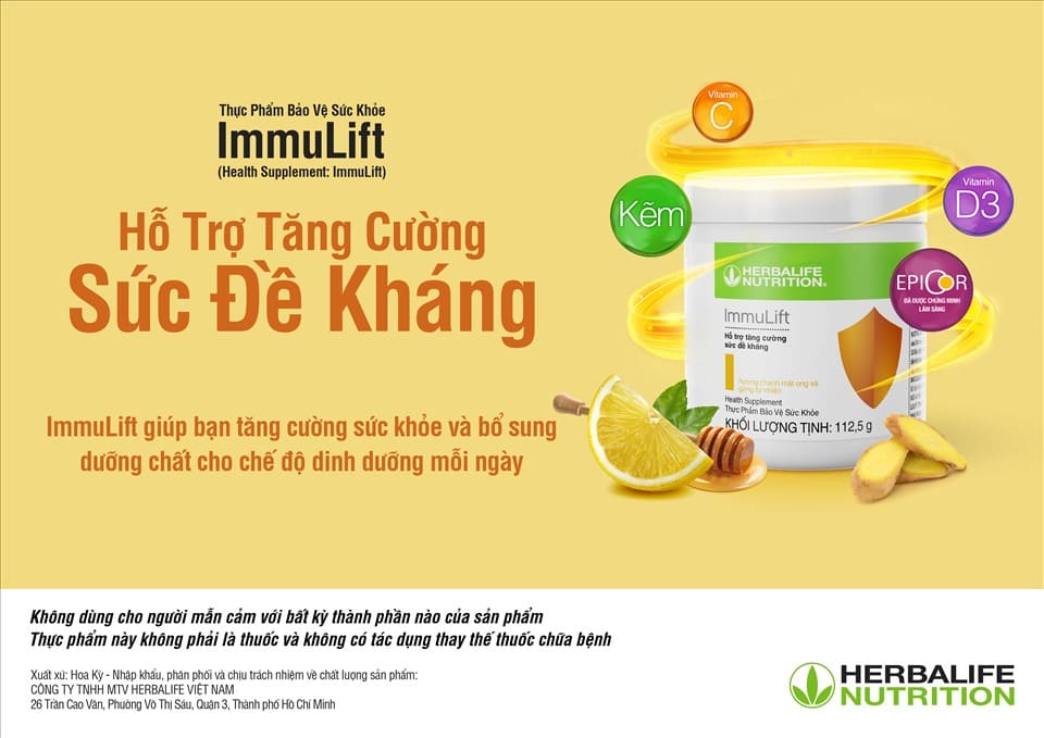 Herbalife ImmuLift – Hỗ Trợ Miễn Dịch