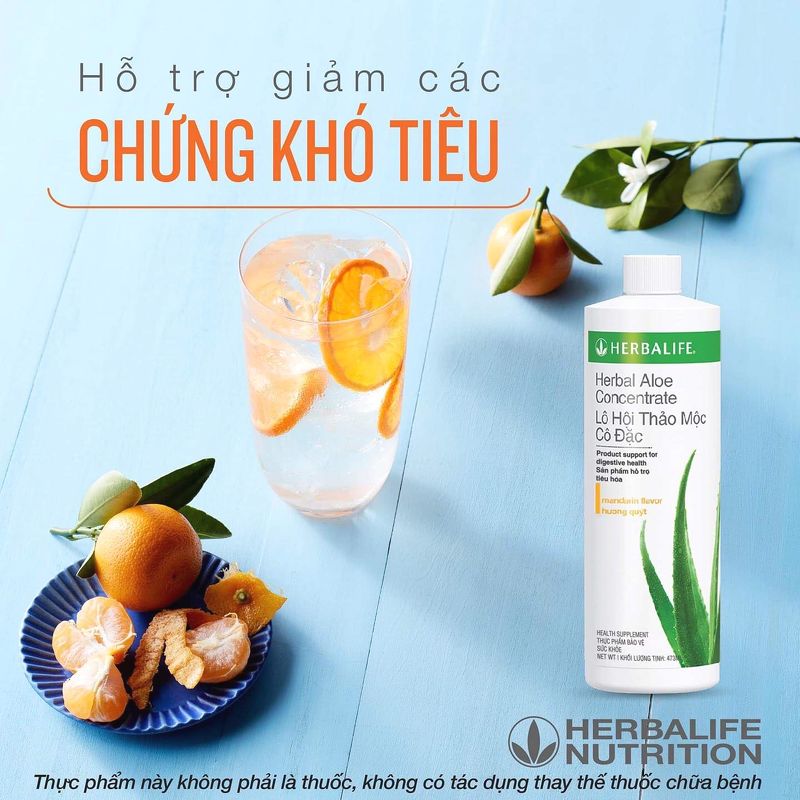 Hướng Dẫn Sử Dụng Lô Hội Thảo Mộc Cô Đặc Herbalife Vị Xoài Hiệu Quả