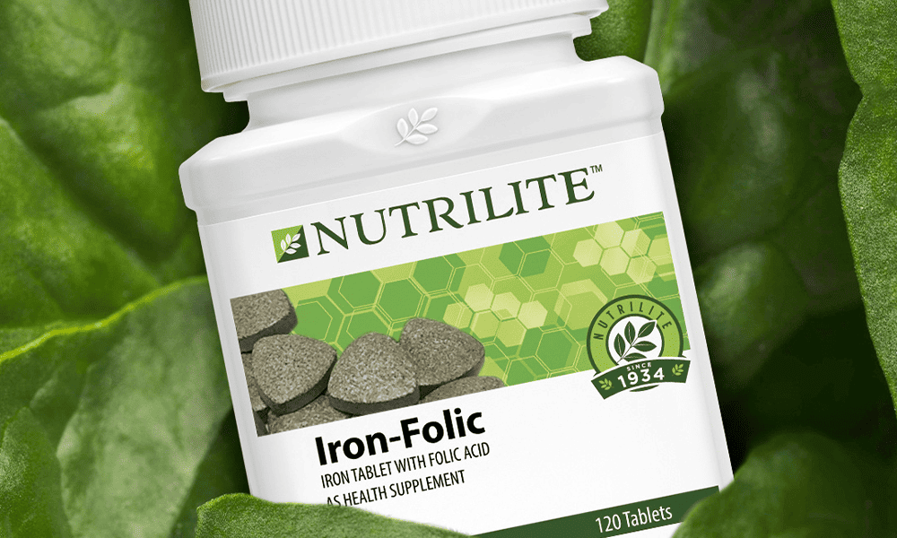 Hướng dẫn sử dụng hiệu quả nutrilite iron-folic