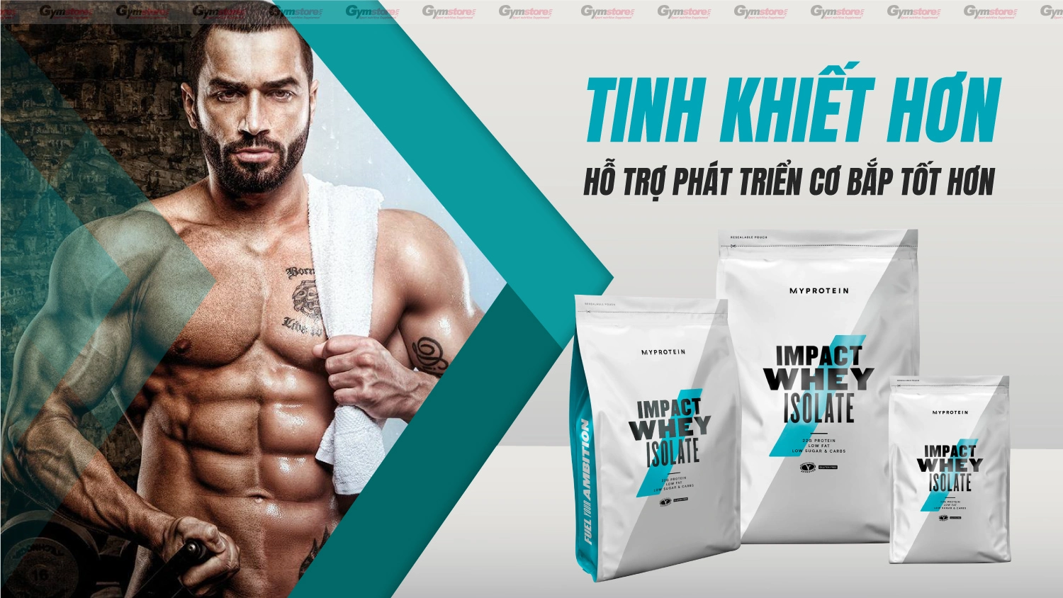 Myprotein Impact Whey Isolate giá hợp lý và hiệu quả