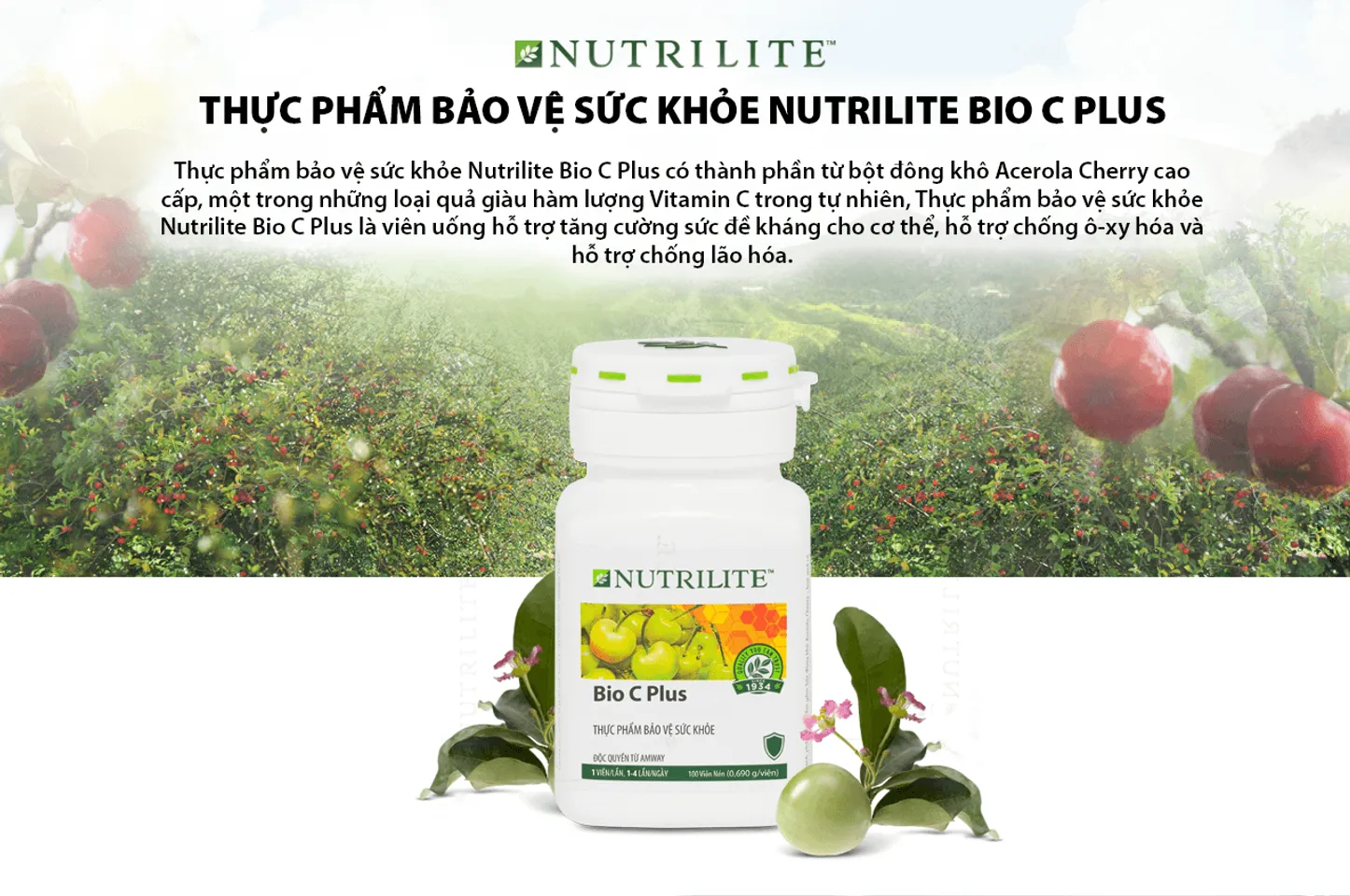 TP BVSK Nutrilite Bio C Plus – Bổ Sung Vitamin C