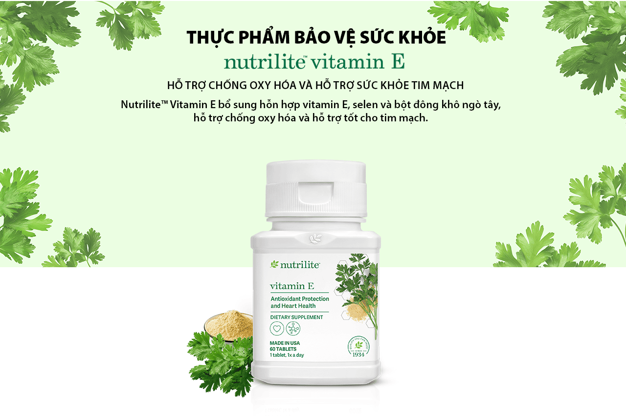 TP BVSK Vitamin E – Chống Oxy Hóa, Tốt Cho Da