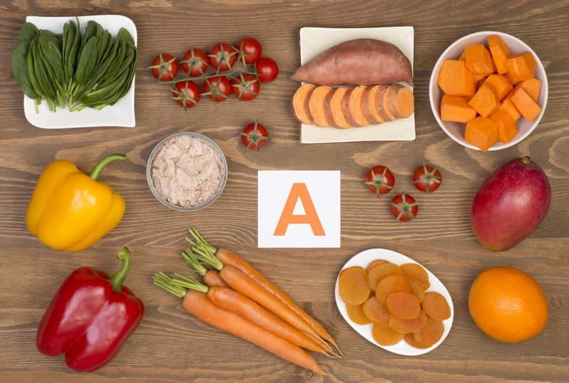 Thực phẩm giàu vitamin A và beta-carotene