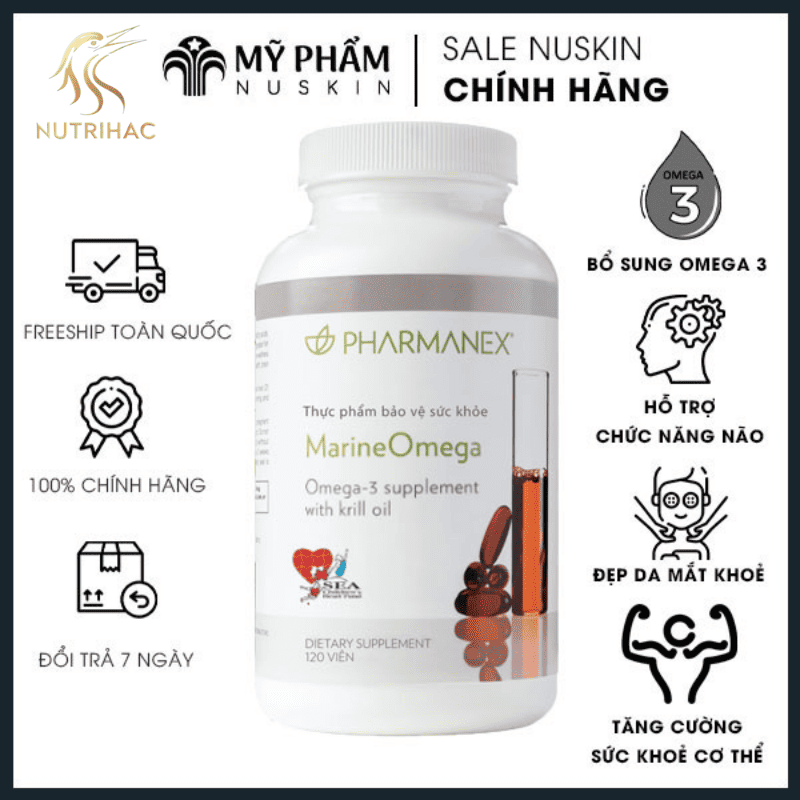 Lợi Ích Nổi Bật Của Dầu Cá Omega 3 Nuskin Marine Omega