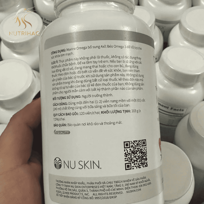 Thành Phần Chính Trong Dầu Cá Omega 3 Nuskin Marine Omega