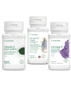 Bộ Chăm Sóc Người Lớn Tuổi Amway (Vitamin B, Omega-3, Canxi) – Hỗ Trợ Sức Khỏe Toàn Diện