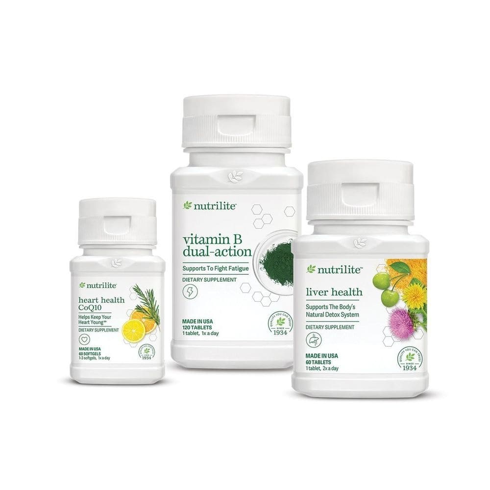 Bộ Sức Khỏe Nam Giới Amway (CoQ10, Vitamin B, Gan) – Hỗ Trợ Sức Khỏe Toàn Diện