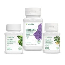 Bộ Sức Khỏe Nữ Giới Amway (Sắt, Canxi, E) – Hỗ Trợ Sức Khỏe Toàn Diện