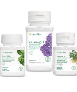 Bộ Sức Khỏe Nữ Giới Amway (Sắt, Canxi, E) – Hỗ Trợ Sức Khỏe Toàn Diện