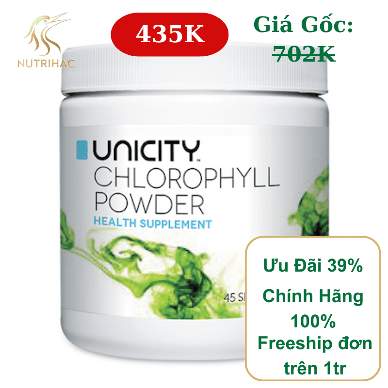 Bột Diệp Lục Super Chlorophyll Powder - Thải Độc Cơ Thể, Tăng Cường Sức Đề Kháng 
