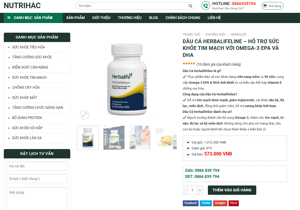 Nutrihac - Cửa Hàng TPCN & Vitamin Uy Tín