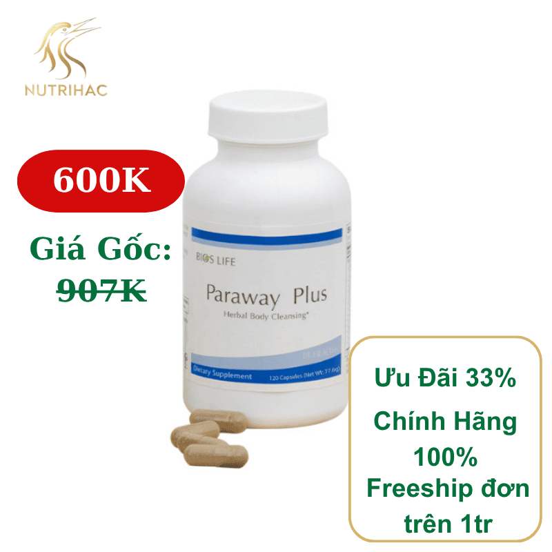 Paraway Plus Unicity – Hỗ Trợ Thải Độc, Diệt Ký Sinh Trùng Và Làm Sạch Đường Ruột