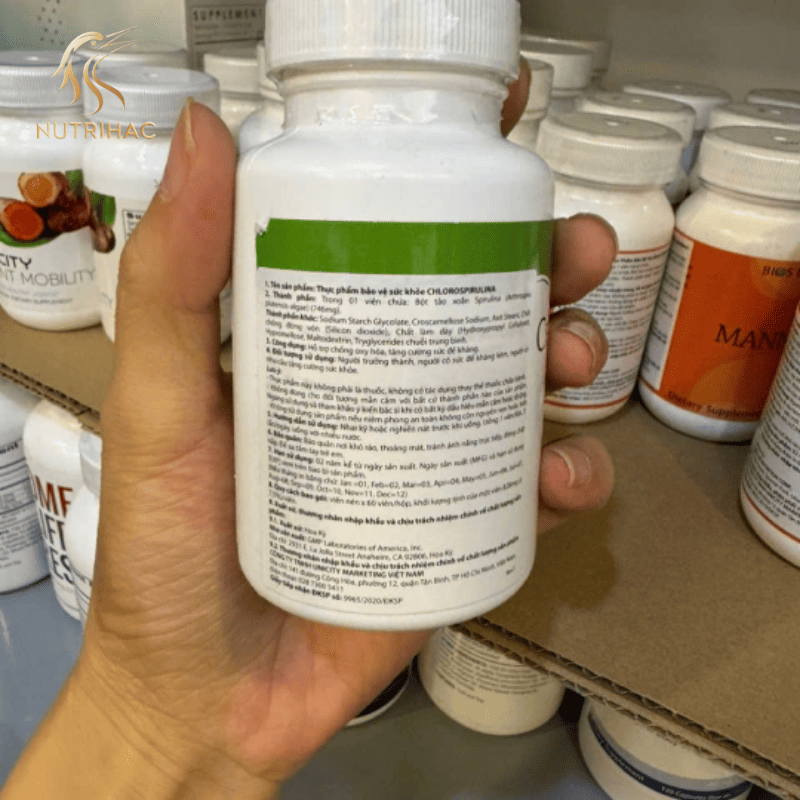 Thành Phần Chính Trong Tảo Uni Chlorospirulina Unicity