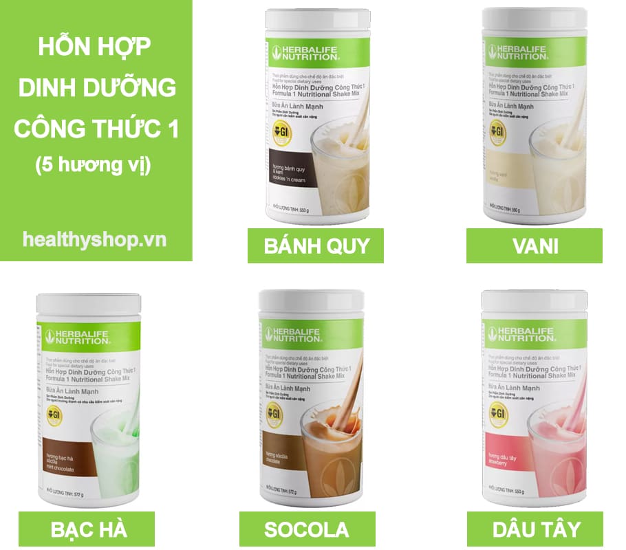 Sữa F1 Herbalife Có Mấy Vị? Vị Nào Ngon Nhất? Đánh Giá Từ Người Dùng
