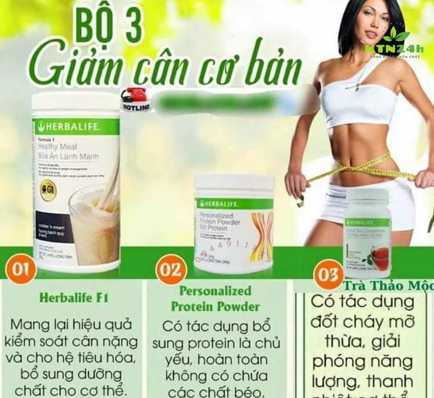 Lịch Sử Dụng Bộ 3 Herbalife Hàng Ngày