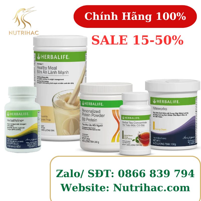 Bộ Sản Phẩm Herbalife Tăng Cân Gồm Những Sản Phẩm Nào?