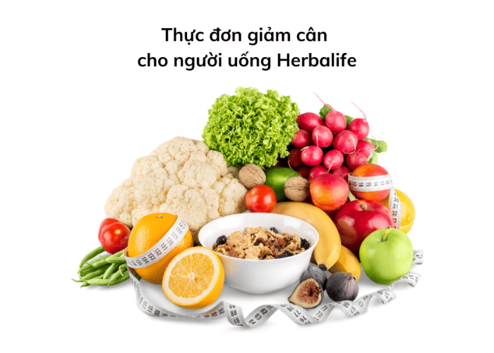 Nguyên Tắc Thực Đơn Giảm Cân Với Trà Herbalife