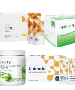 Bộ Cân Bằng Chuyển Hóa Unicity _ LC Vani, Diệp Lục, Bios Life Slim, Trà Unimate