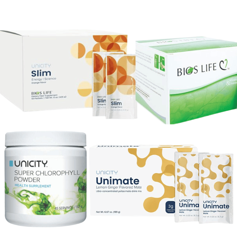 Bộ Cân Bằng Chuyển Hóa Unicity _ LC Vani, Diệp Lục, Bios Life Slim, Trà Unimate Bộ Cân Bằng Chuyển Hóa Unicity _ LC Vani, Diệp Lục, Bios Life Slim, Trà Unimate