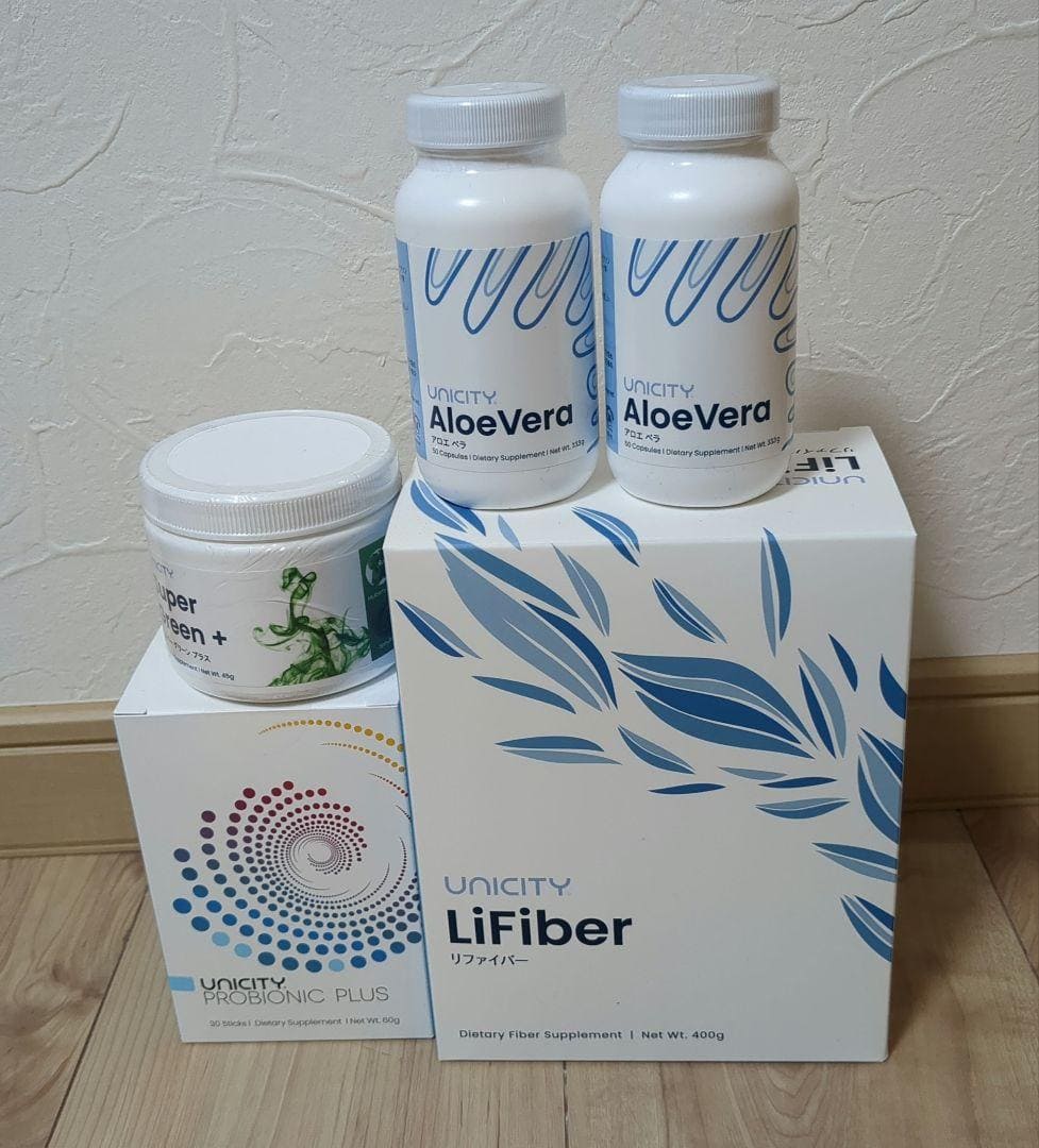 Bộ Hỗ Trợ Tiêu Hóa Unicity – LiFiber, Paraway Plus, Aloe Vera & Probionic Plus
