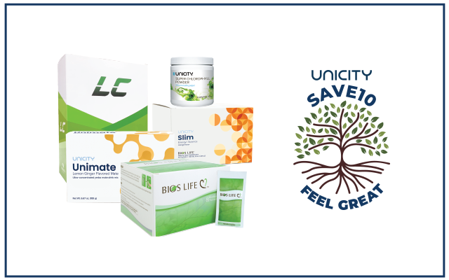 Bộ Hỗ Trợ Tim Mạch Unicity – Bios Life C, Omega-3 Resolv & Diệp Lục