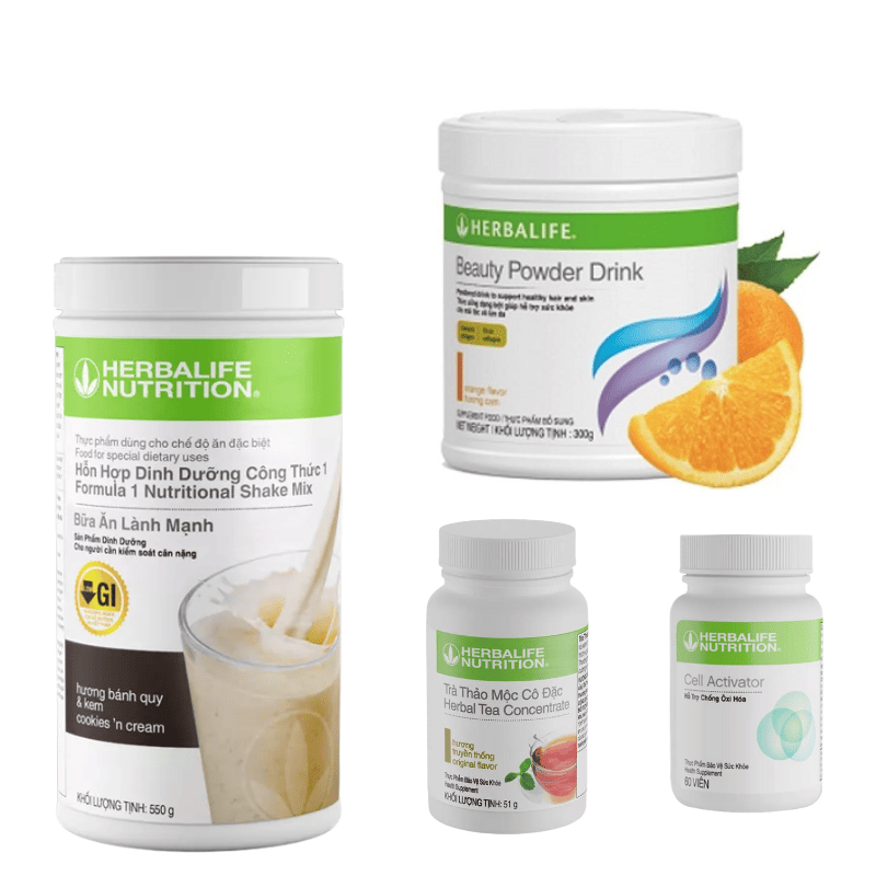 Bộ Sản Phẩm Hỗ Trợ Làm Đẹp Herbalife _ Collagen, Sữa F1, Trà Cô Đặc, Cell Activator Bộ Sản Phẩm Hỗ Trợ Làm Đẹp Herbalife _ Collagen, Sữa F1, Trà Cô Đặc, Cell Activator