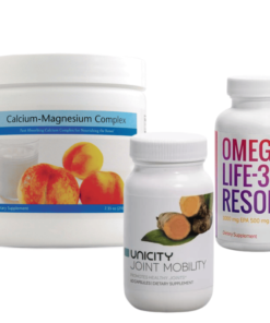 Bộ Sức Khỏe Xương Khớp Unicity – Joint Mobility, Calcium Magnesium Complex và Omega-3 Resolv