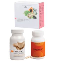 Bộ Tăng Cường Miễn Dịch Unicity _ Hawaiian Noni, Immuzen và Mannos