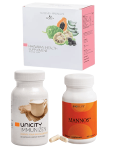 Bộ Tăng Cường Miễn Dịch Unicity _ Hawaiian Noni, Immuzen và Mannos