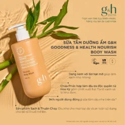 So sánh sữa tắm Amway G&H với các thương hiệu khác