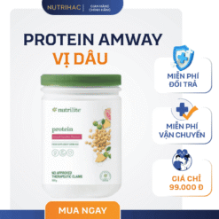 Thành phần nổi bật trong Protein Amway vị dâu