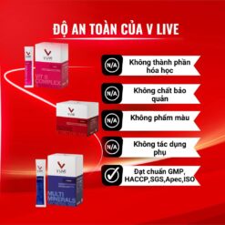 Thành phần nổi bật trong bộ 3 V-Live