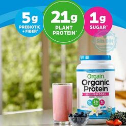 Cách pha và cách dùng bột Orgain Organic Protein